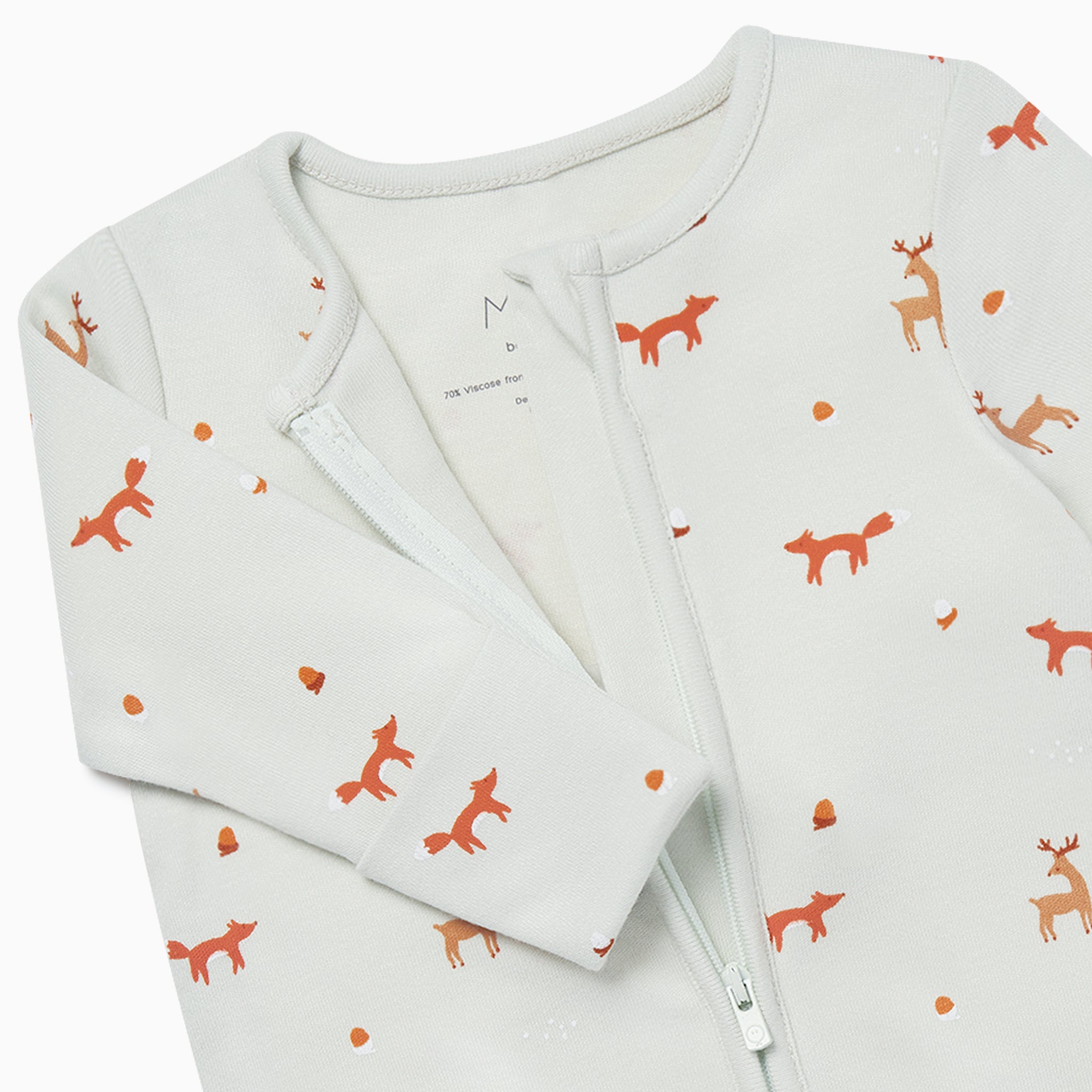Fox_Print_Zip-Up_Sleepsuit_Footed_Detail