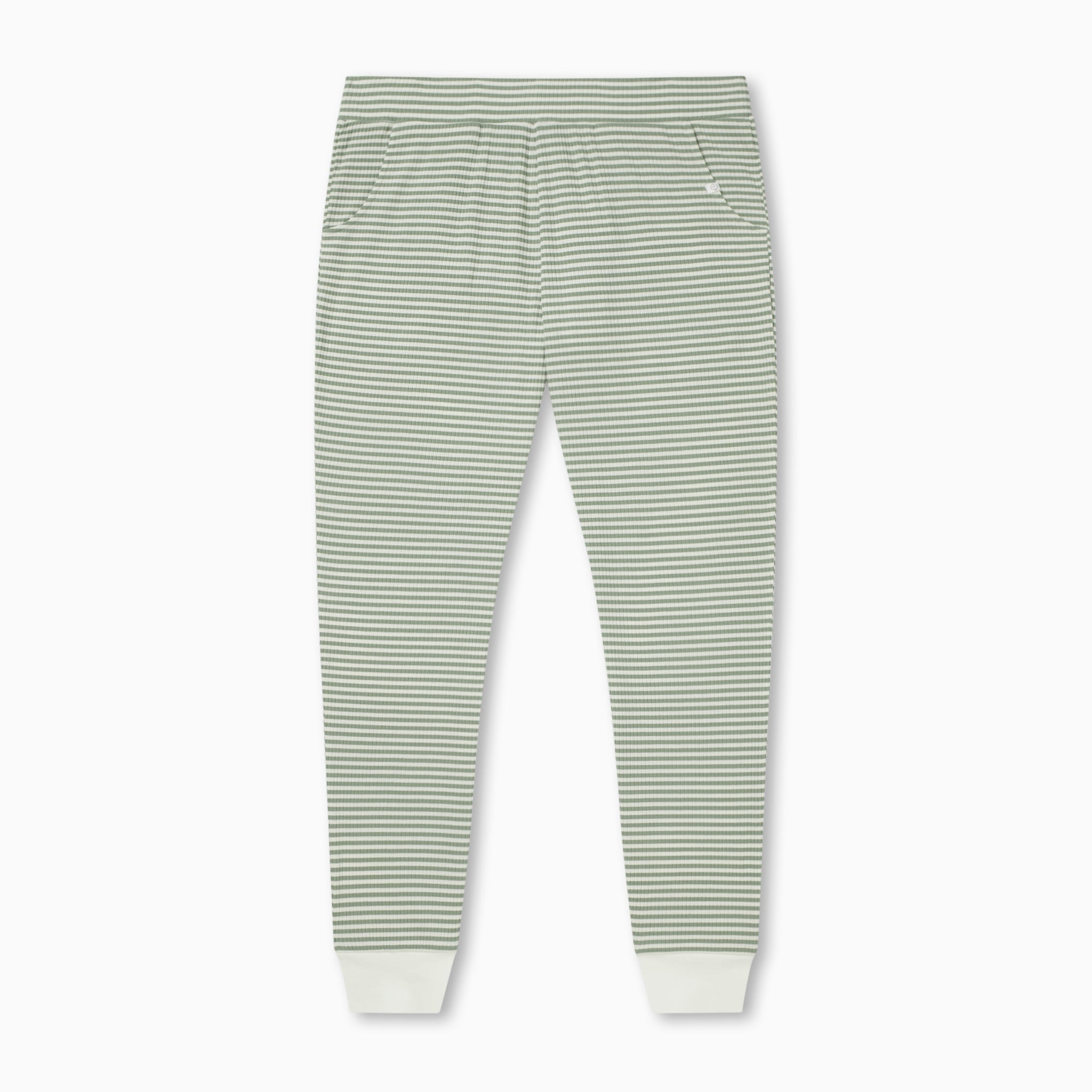 MatchingFamilyRibbedSageStripePyjamas_PapaBottom