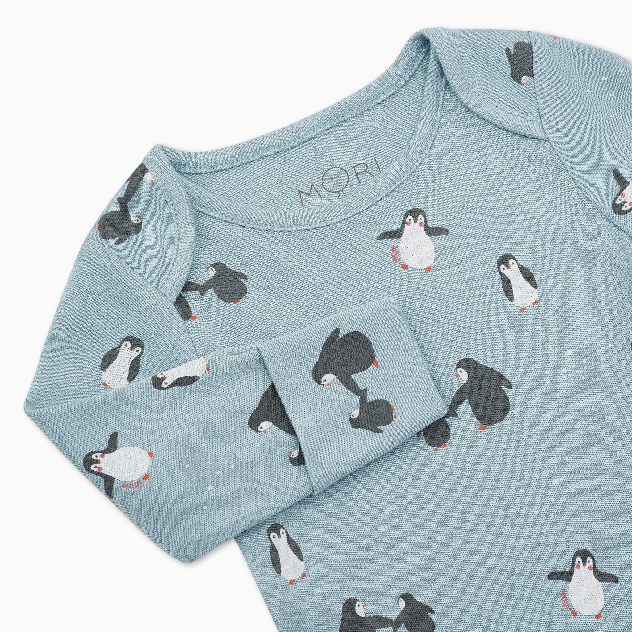 PenguinPrintLongSleeveBodysuit_B