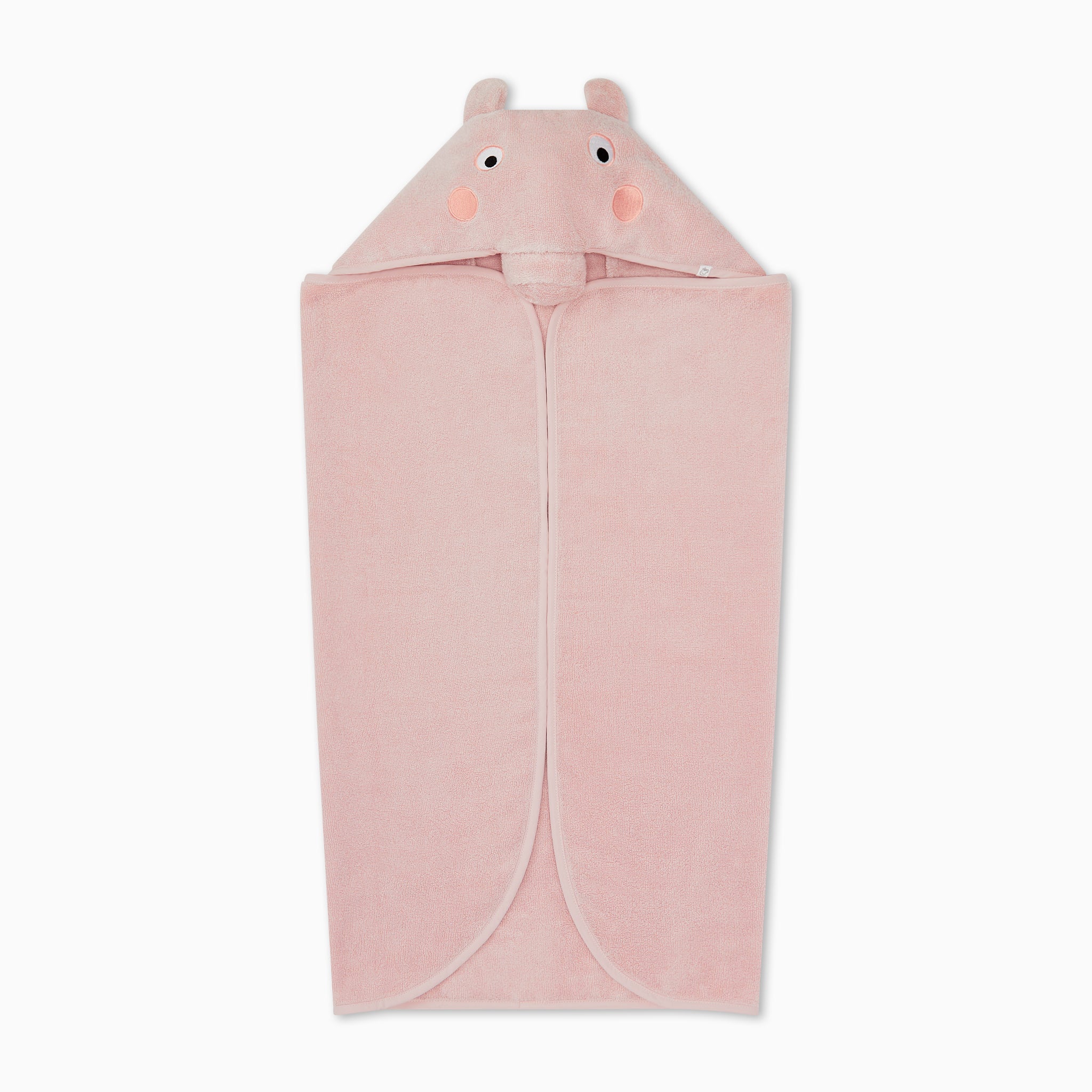 PeppaPigHoodedKidsBathTowel_FOLDED