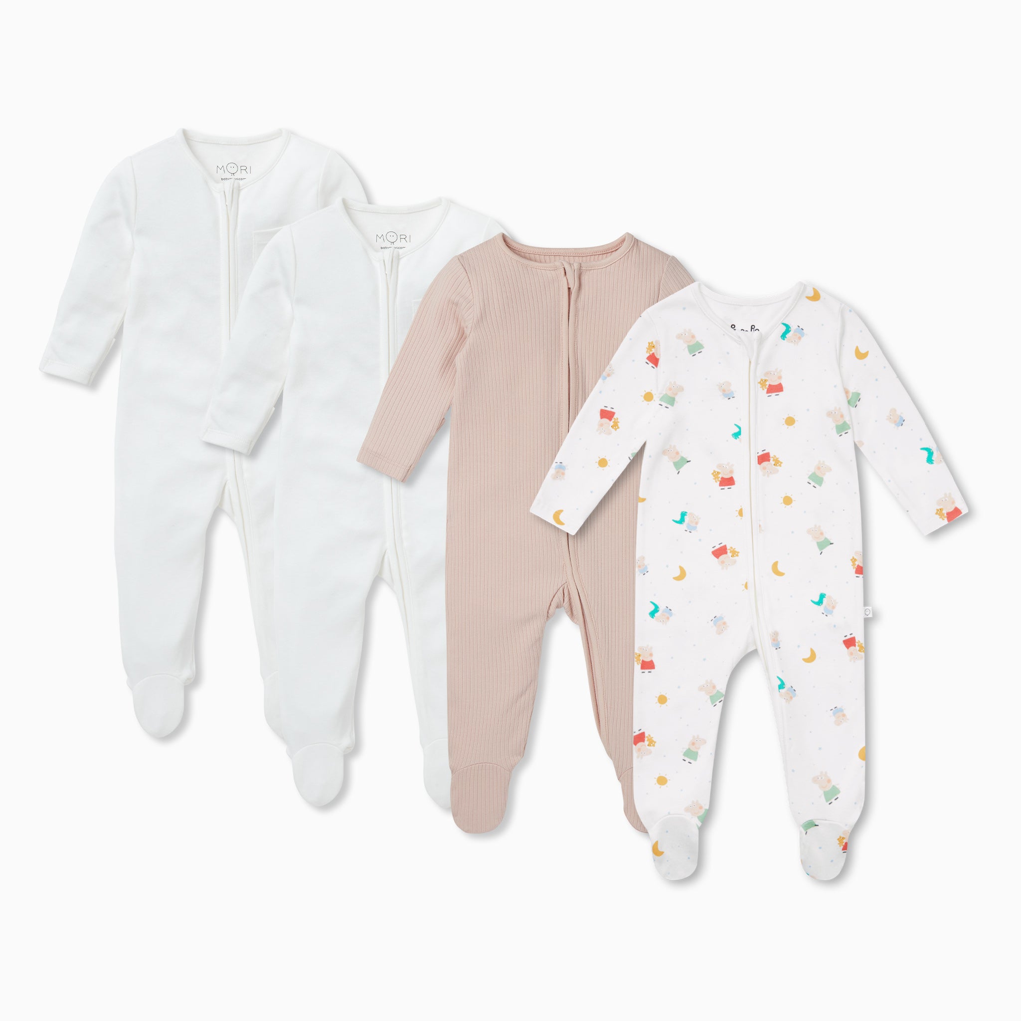 Peppa_Pig_Zip_Sleepsuits_4_Pack_Blush
