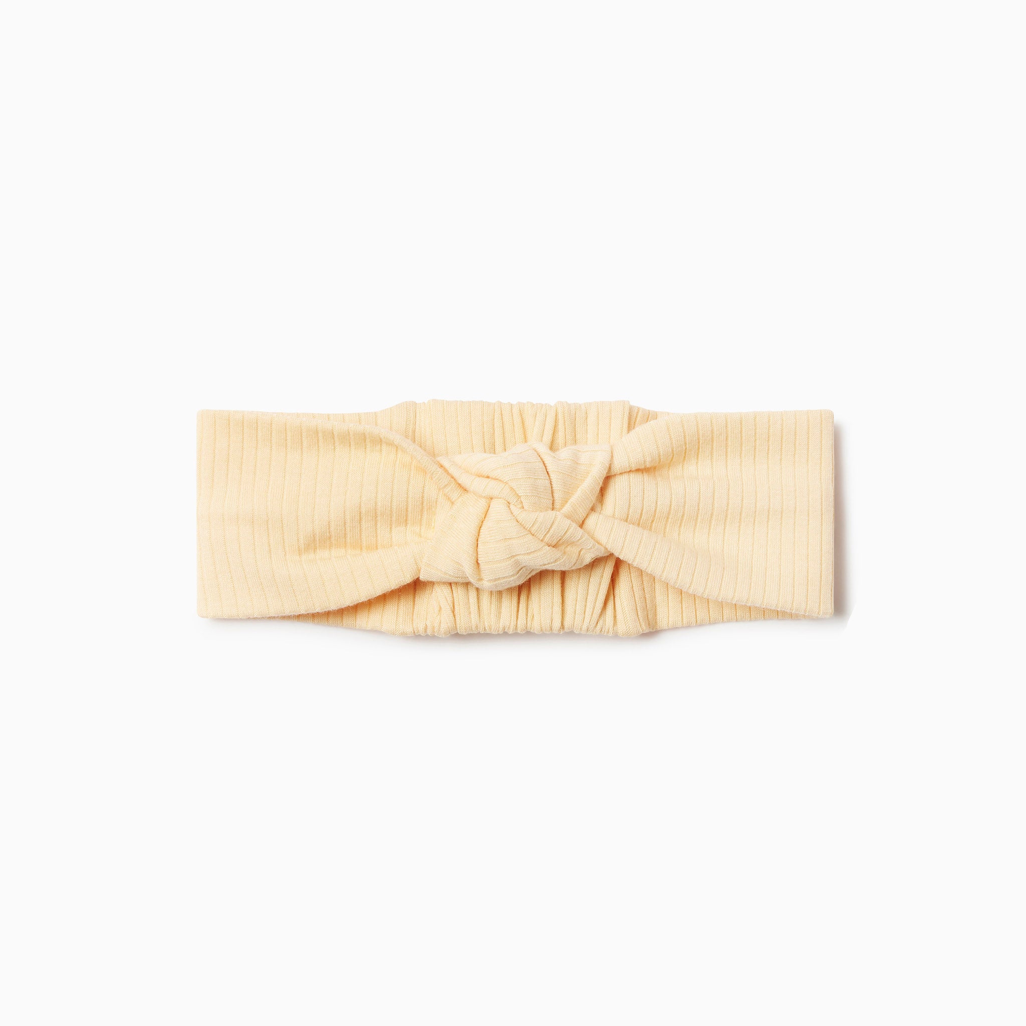 Ribbed_Headband_yellow_Front