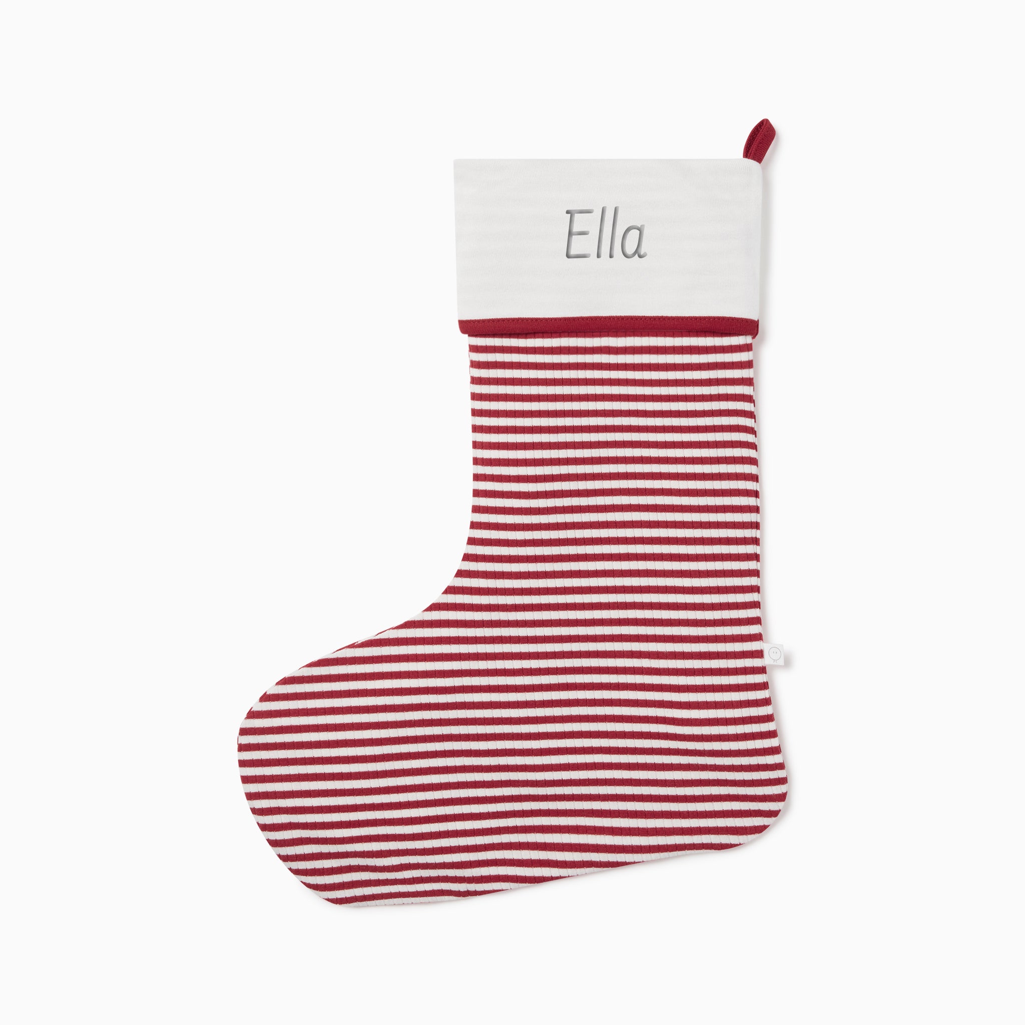 Ruby_Stripe_Ribbed_Stocking_personalised