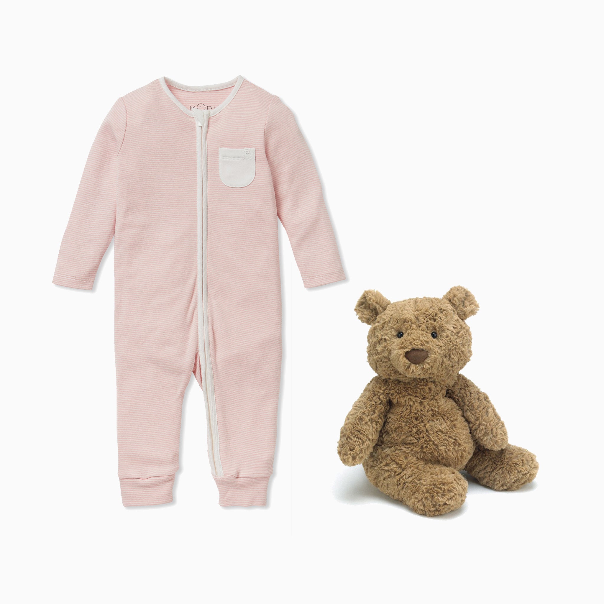 UK_MORIPersonalisedSleepsuit_JellycatBearSet_Blush_stripe_footless